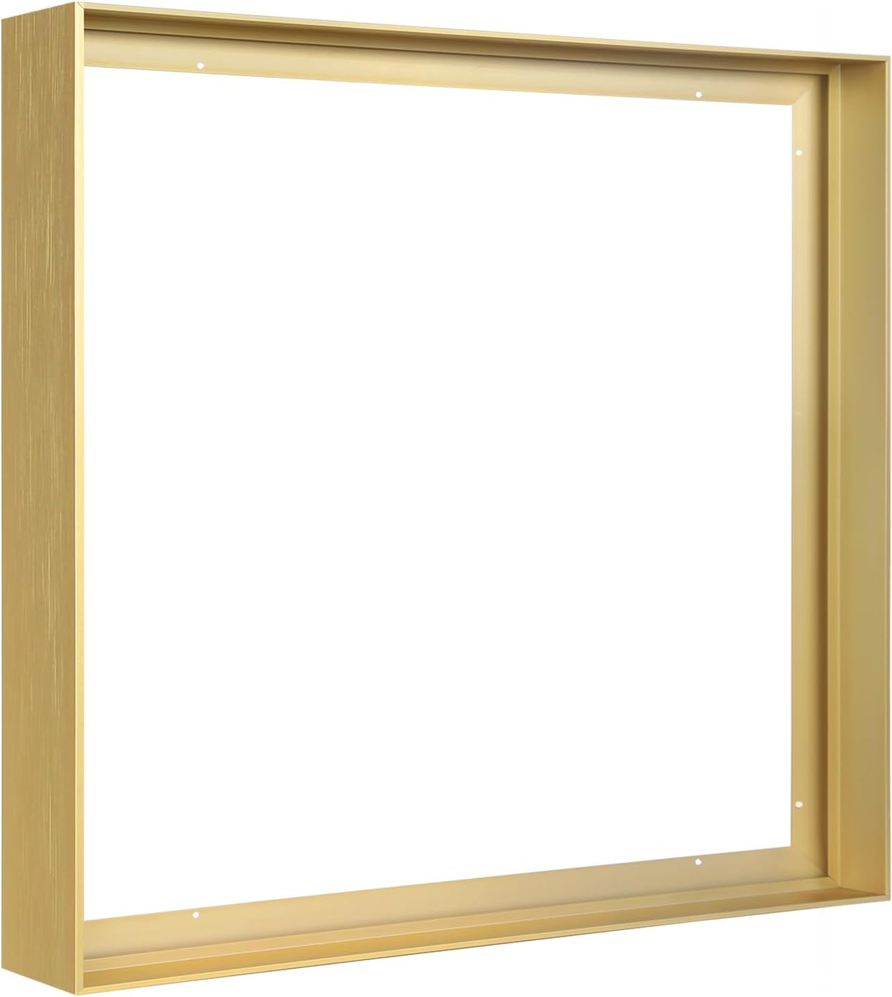 Canvas Floater Frame for 20x20 Oil Paintings - Elegant Gold Design