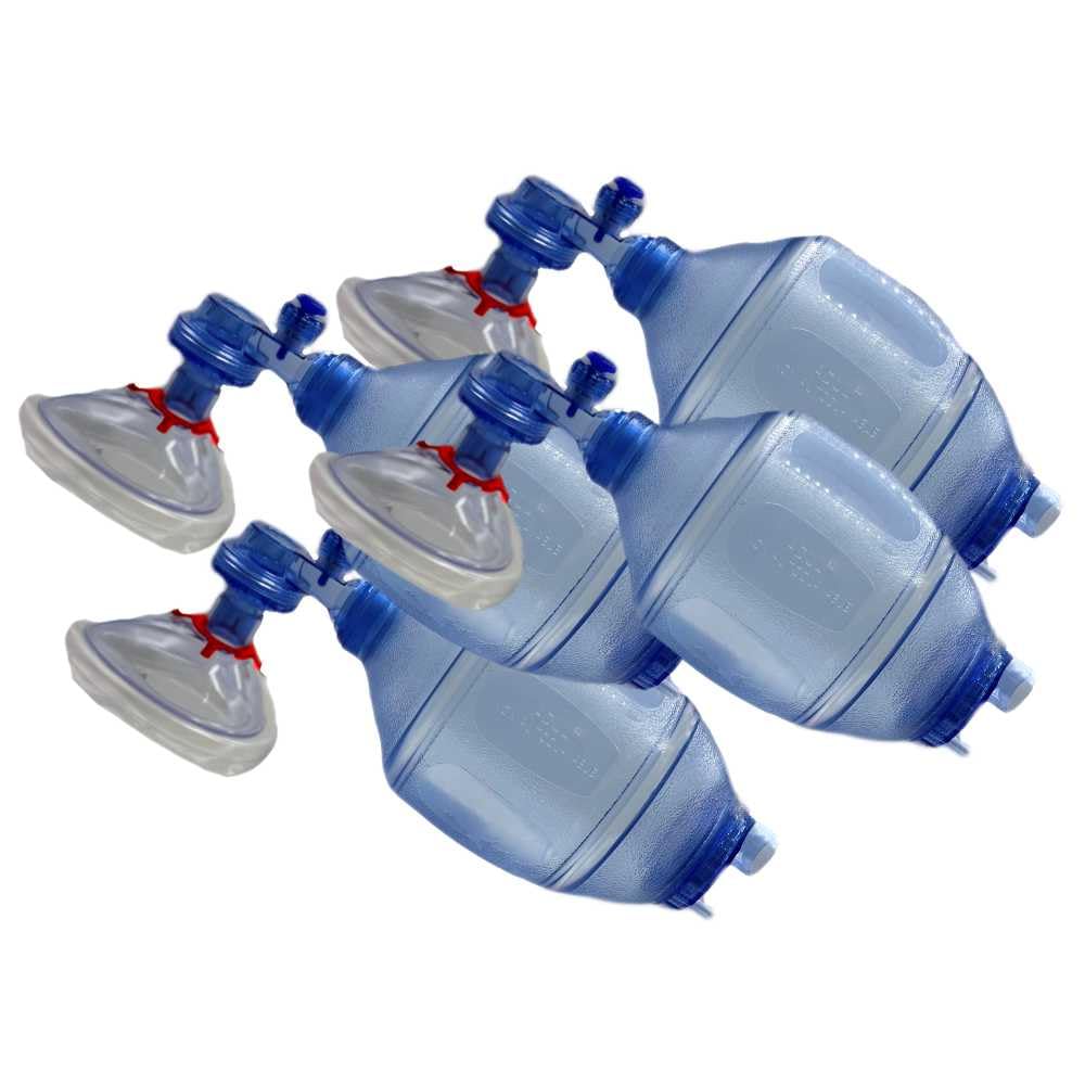 Practi-Mask BVM CPR Training Kit for Adult and Child Use