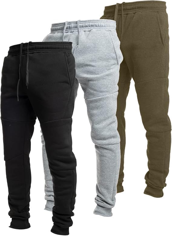 Ultra Performance Joggers for Men - Fleece Active Tech 3 Pack
