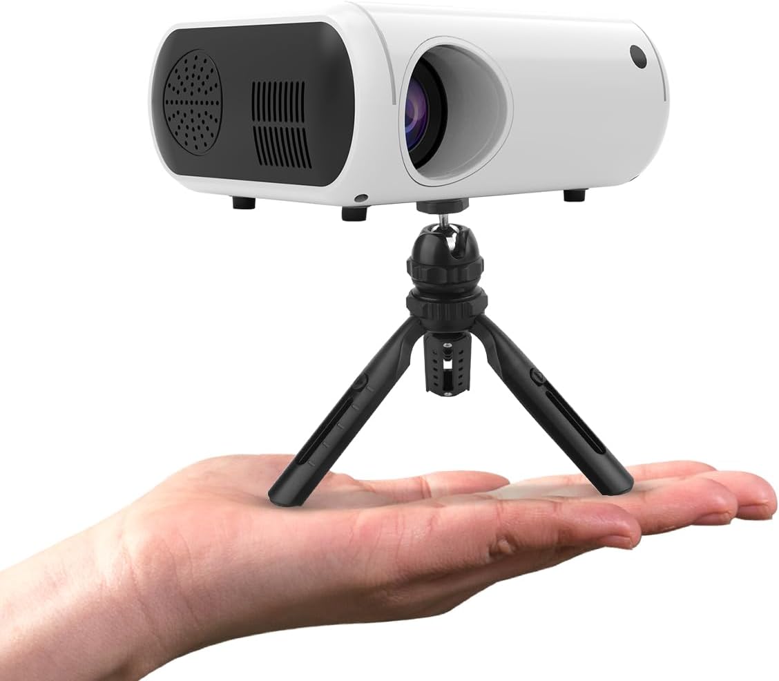Portable WiFi Mini Projector: 1080P HD for Smartphone/Laptop