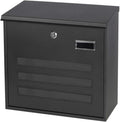 Locking Mailbox Wall Mounted Vertical Mailbox - Secure Large Capacity
