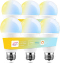 ILC Alexa Light Bulbs 12W Smart A19 E26 (6 Pack) - Tunable White
