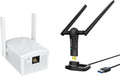 AC1200 WiFi to Ethernet Adapter and 1200Mbps USB WiFi Adapter Bundle