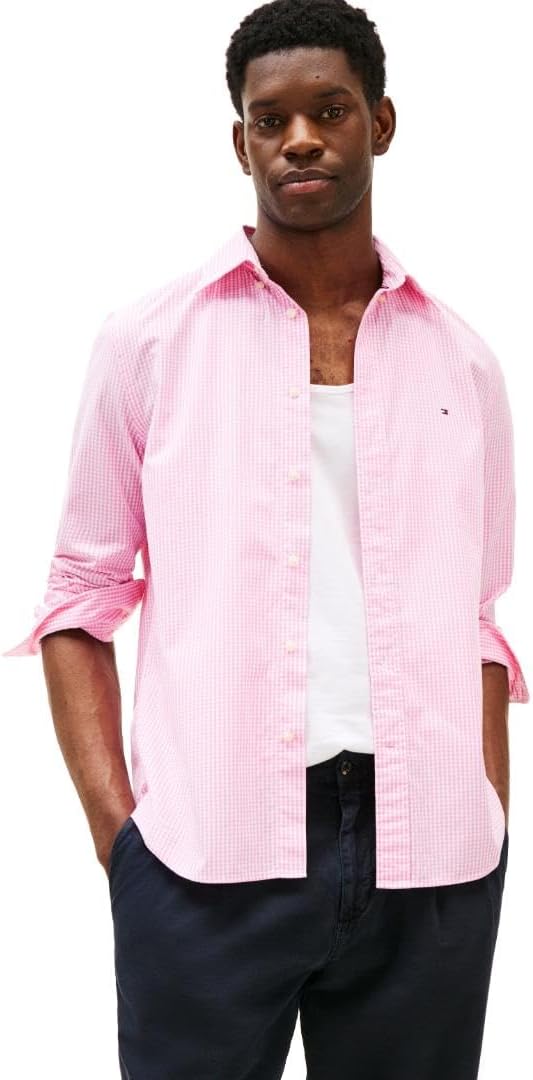 Tommy Hilfiger Long Sleeve Poplin Regular Fit Button Down Shirts