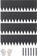 Steel Landscape Edging 4-Pack 40 x 12 in - Durable Bendable Garden