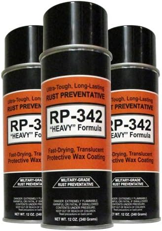 Cosmoline RP-342 Heavy Rust Preventative Spray for Metal Surfaces