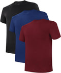 BAMBOO COOL Men's Undershirt Moisture-Wicking T-Shirts 3 Pack Tees