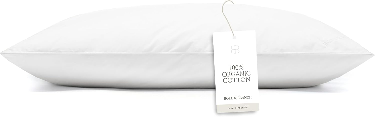 BOLL & BRANCH Down Alternative Pillow - Soft, Cooling Shell