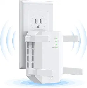 WiFi Extender 1200Mbps Dual Band Signal Booster for Home Use