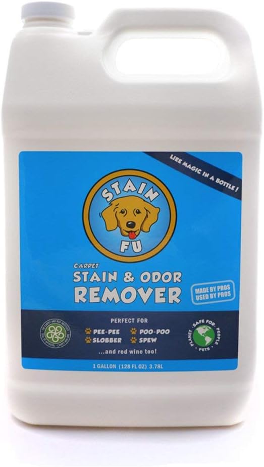 Pet Stain Odor Remover STAIN FU for Tough Stains 1 Gal