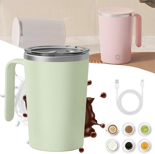 2025 Upgrade Self-Stirring Coffee Mug ~ Auto Stir, USB Rechargeable