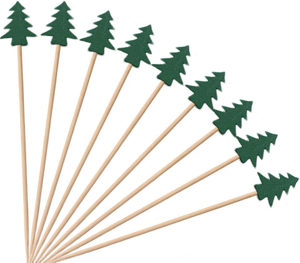 Bamboo Cocktail Picks for Festive Garnishes