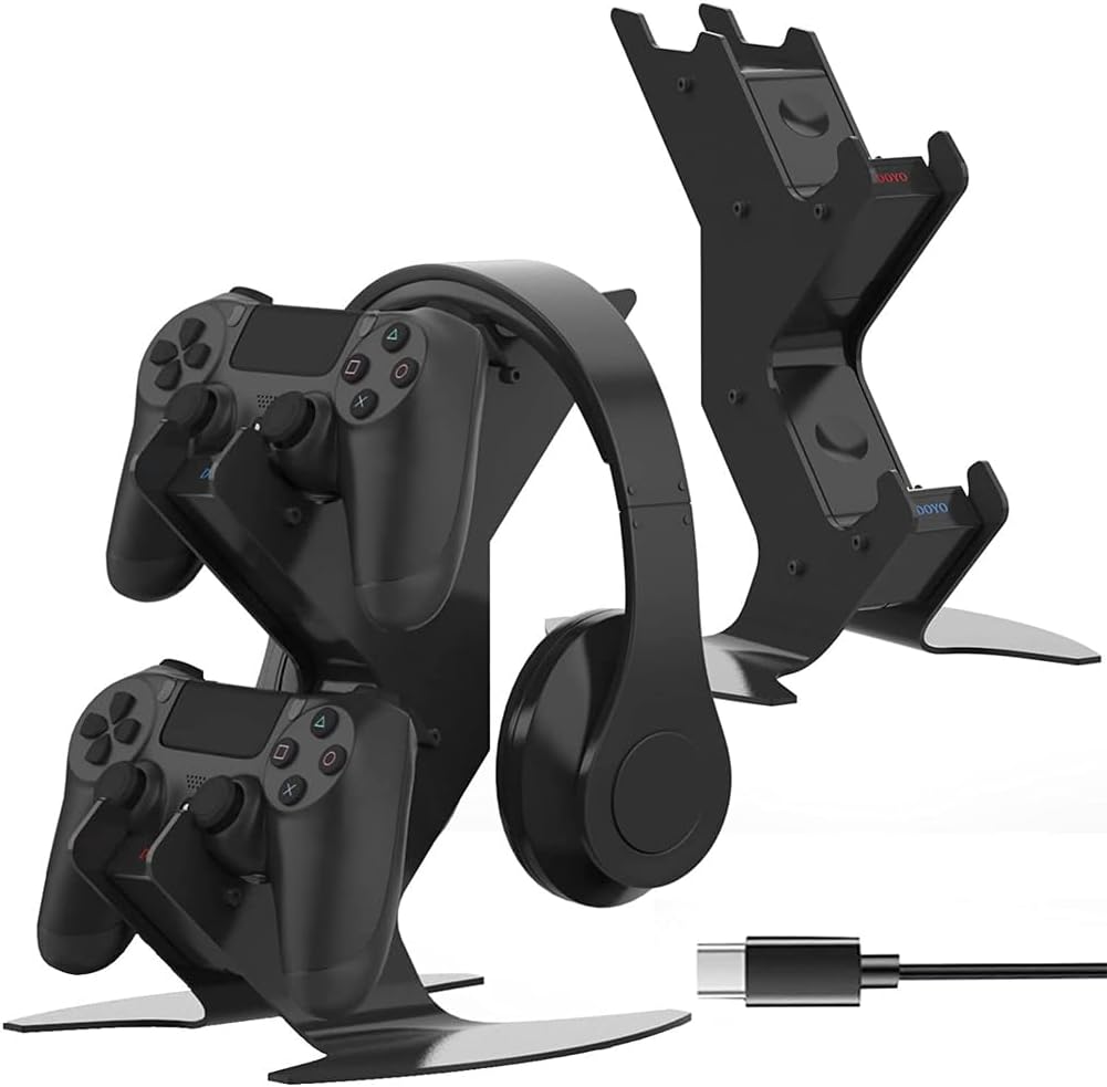 PS4 Controller Charger Dock Station for Fast Charging and Storage