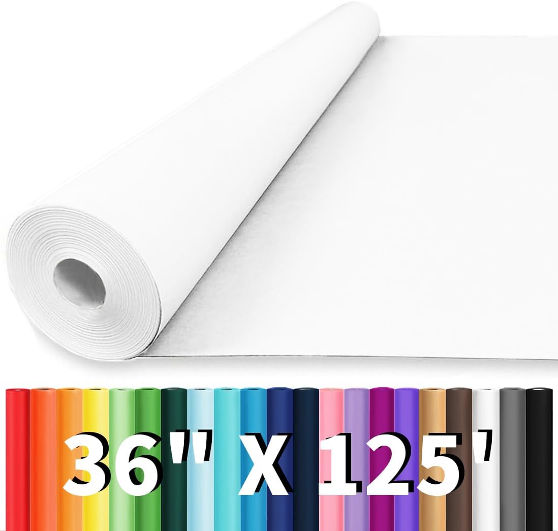 Premium White Wrapping Paper Roll for Arts and Crafts Projects