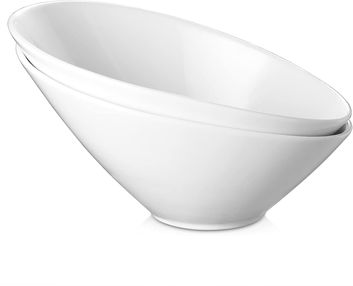 DOWAN 23 OZ Slanted Salad Bowls - Perfect for Daily Use
