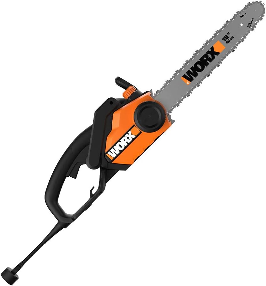 Worx WG304.2 18-Inch Electric Chainsaw with Auto-Tension System