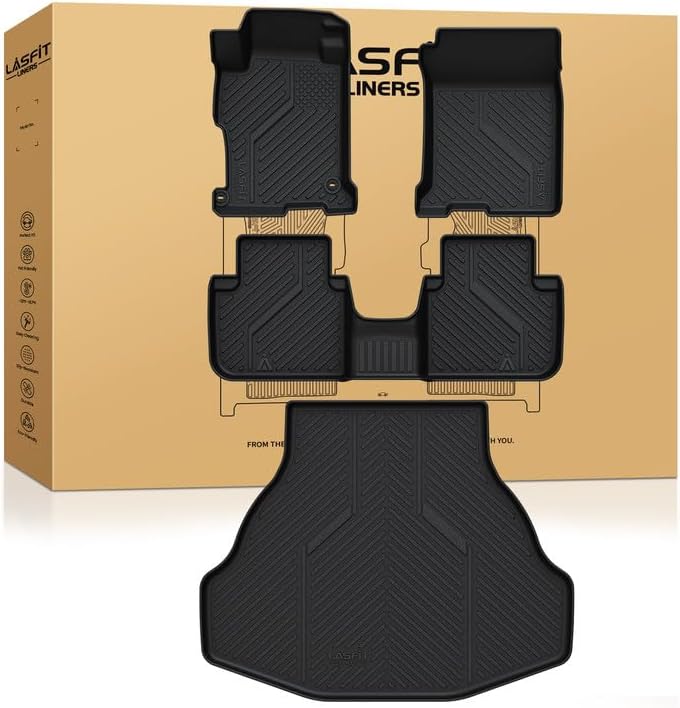 LASFIT Floor Mats for Honda Accord Sedan 2013-2017 - All Weather