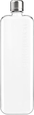memobottle Slim 15oz (450ml) - Slim Flat Water Bottle for Bags