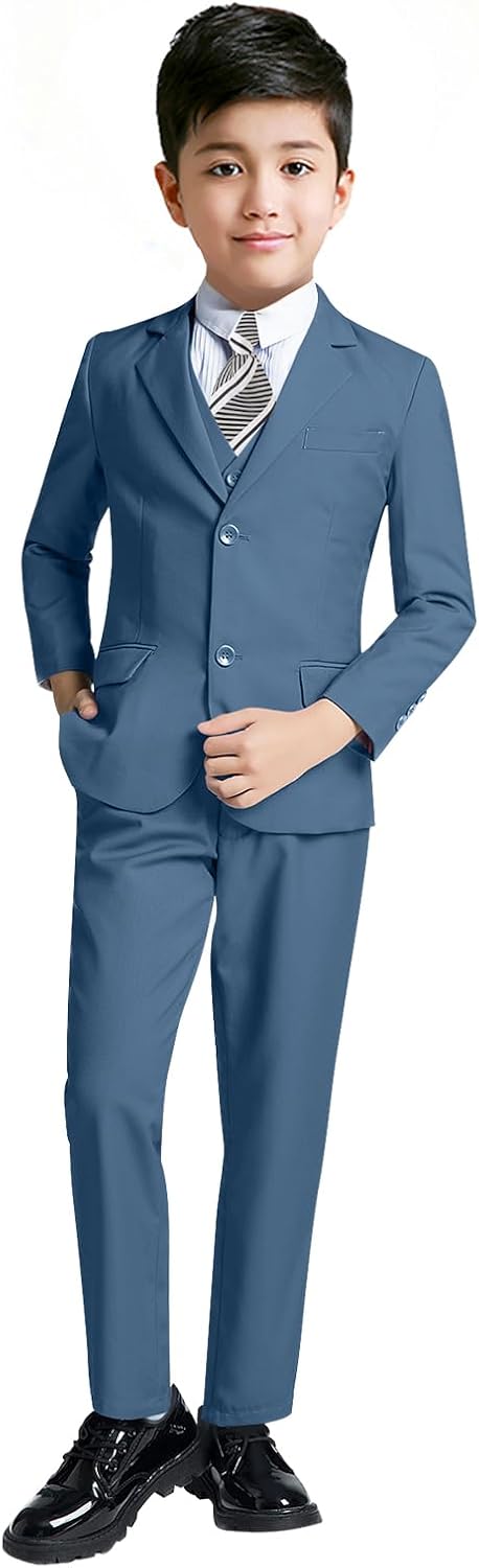 YuanLu Boys Suit for Kids Tuxedo Wedding Ring Bearer Outfit