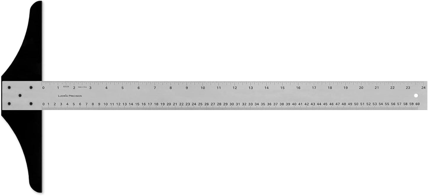 Heavy-Duty Aluminum T-Square for Art and Drafting Needs