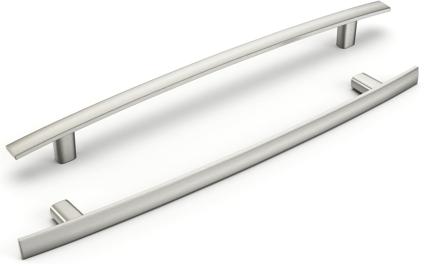 Brushed Nickel Cabinet Pulls - 10 Pack Durable Handles