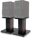 12 Inch Pair Wood Speaker Stands for Home Cinema - Stable Desktop