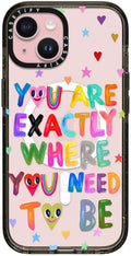 Impact Case for iPhone 15 - 8.2 ft Drop Protection, Clear Black