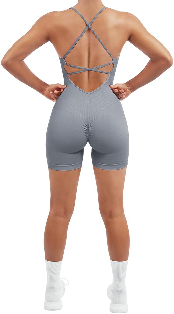 SUUKSESS Women Strappy Romper for Tummy Control and Comfort
