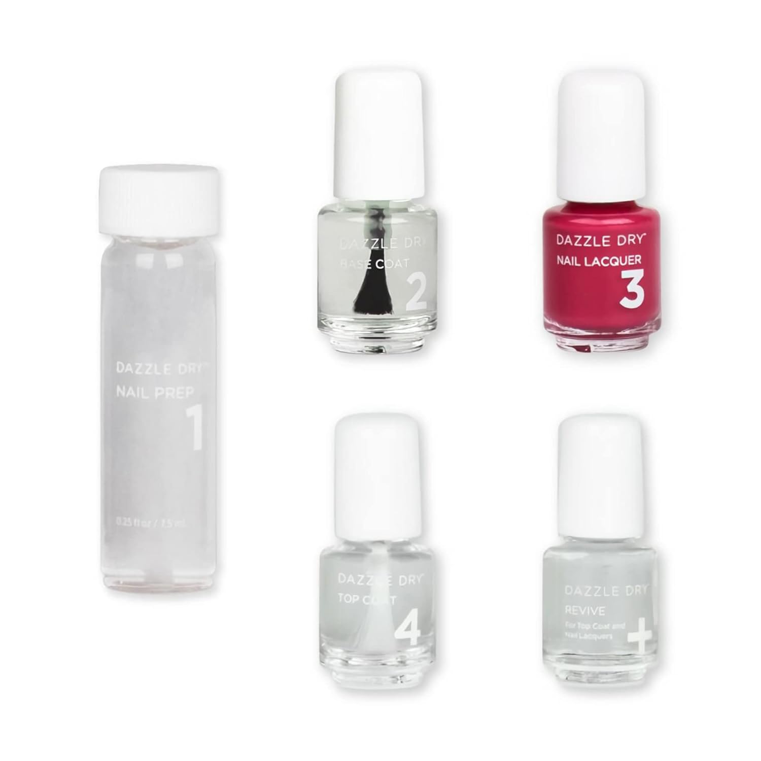 Dazzle Dry Mini Kit 4 Step System for Flawless Manicures