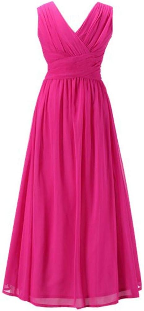 Juniors Long Bridesmaid Dress for Flower Girls and Parties
