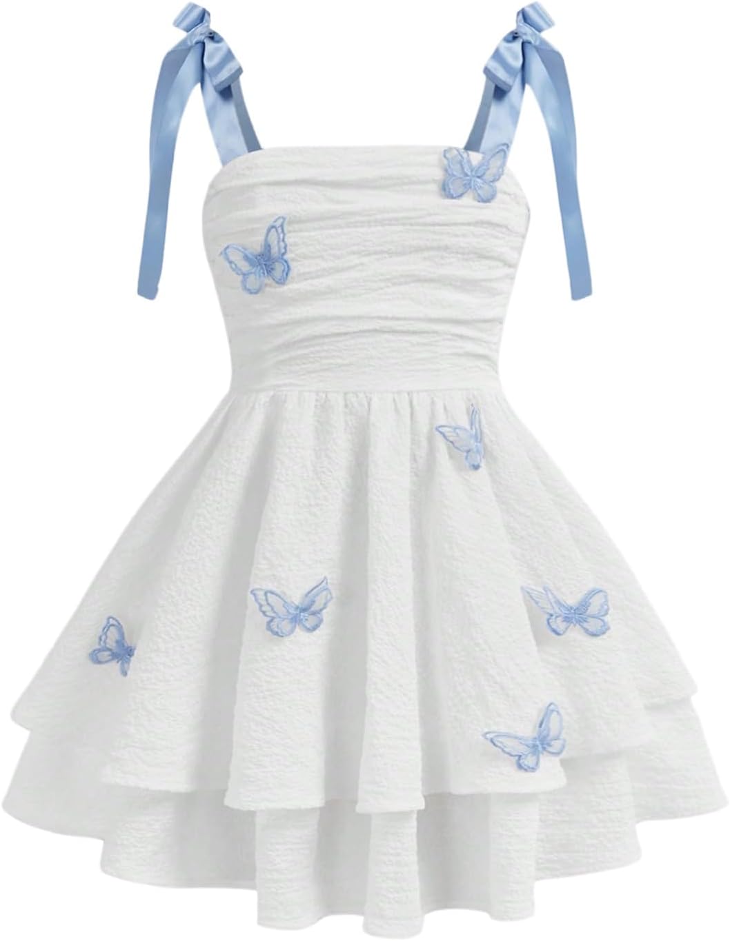 Girl's Flowy Cami Dress with Ruffles for Summer Fun