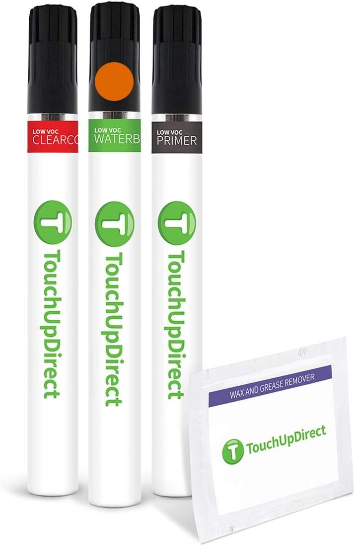 TouchUpDirect PAK Sunshine Orange Car Touch Up Paint Brush Kit
