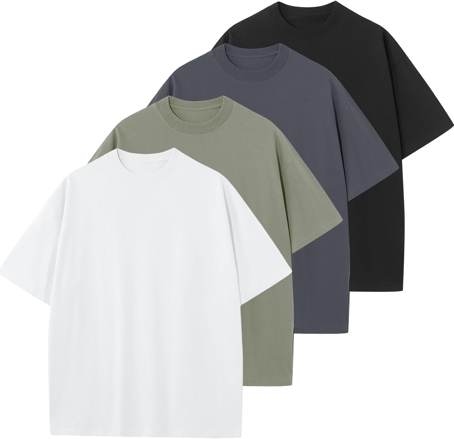Men's Cotton Oversized T-Shirts for Casual and Athletic Wear