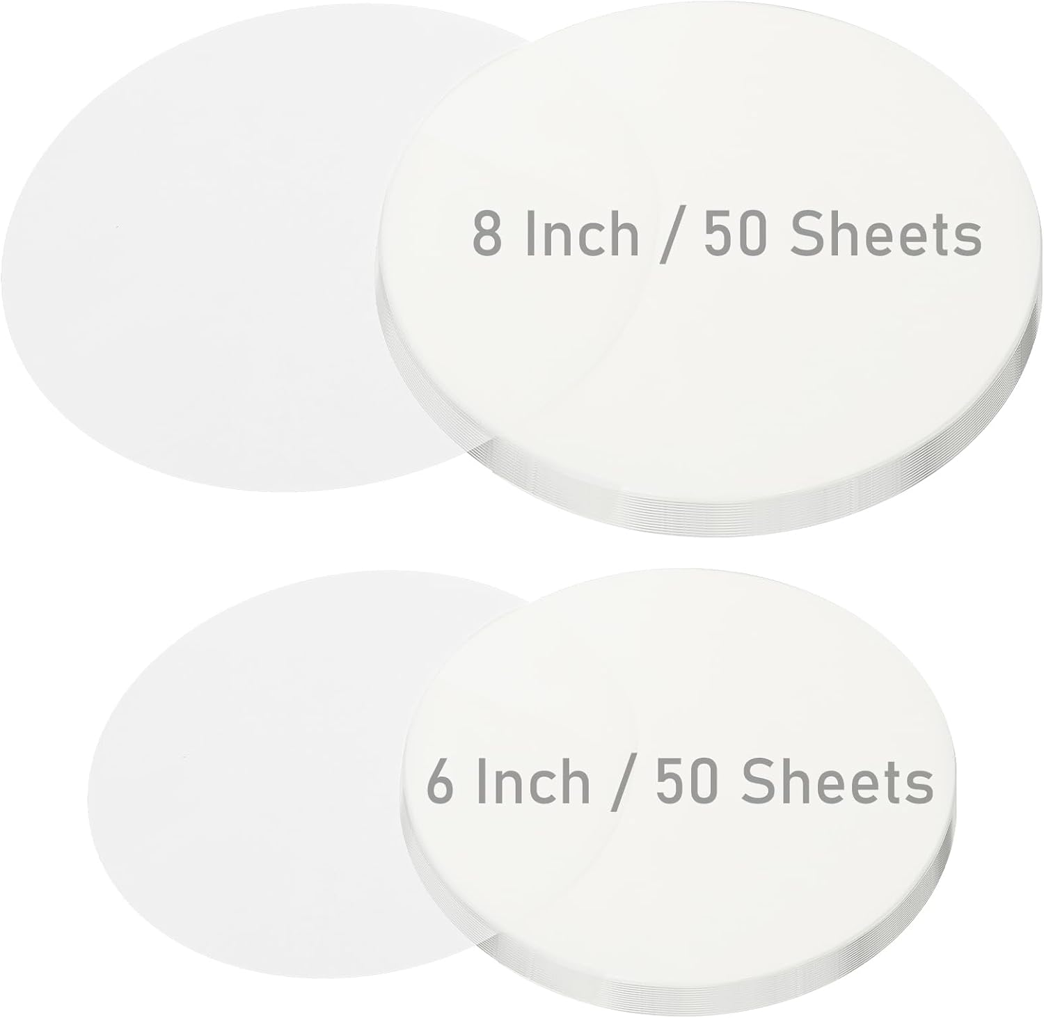 100 Disposable Parchment Sheets - Non Stick Baking Liners by Sliverdew