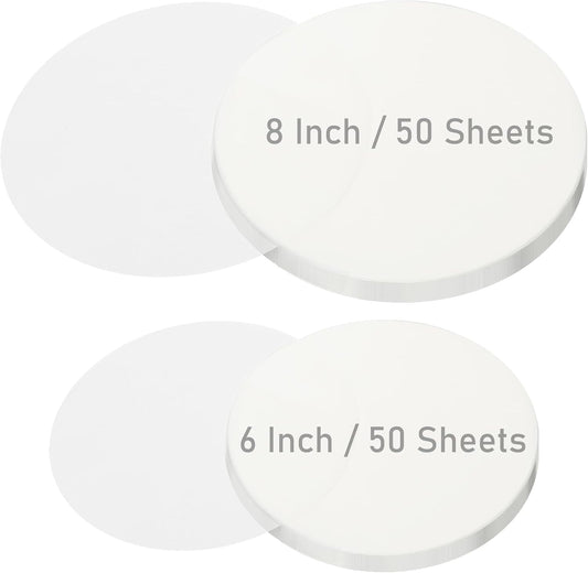 100 Disposable Parchment Sheets - Non Stick Baking Liners by Sliverdew