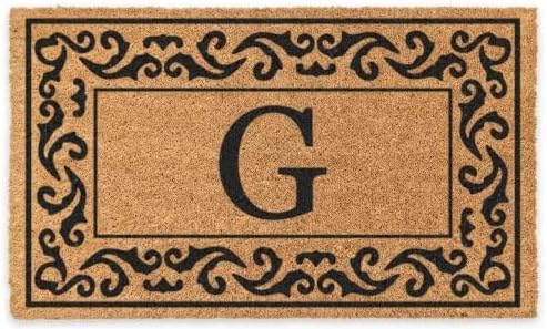 Custom Monogrammed Coco Doormat for Stylish Entrances