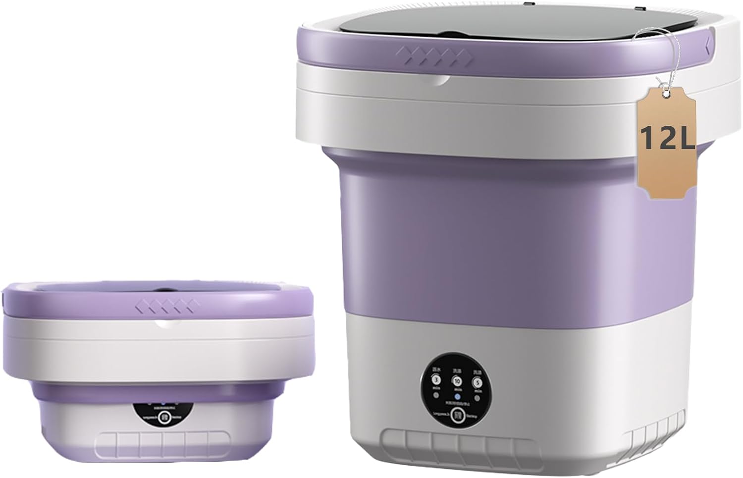 12L Portable Mini Washer - 3 Modes, Deep Clean - For Small Clothes - CONETLE