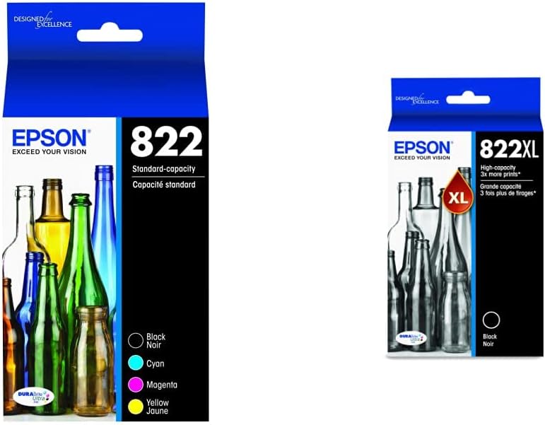 EPSON T822 DURABrite Ultra Ink Cartridge Combo Pack Review