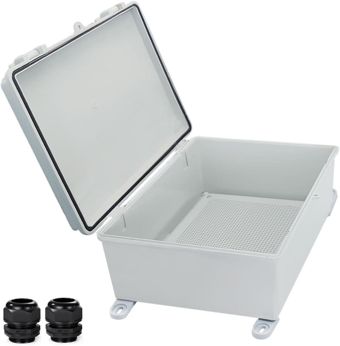 Waterproof Electrical Box with Mounting Plate for DIY Projects