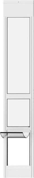 White Glass Patio Pet Door for Large Pets - Perfect Fit