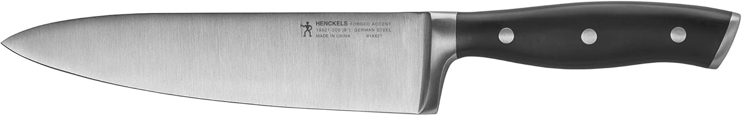 Henckels Forged Accent 8-inch Chef's Knife for Precision Cutting