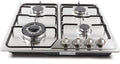 4 Burner Gas Stove 23in Built-In Gas Cooktop - Powerful 4-Burner Hob