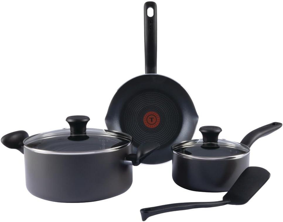 T-fal Initiatives Nonstick Cookware Set for Effortless Cooking