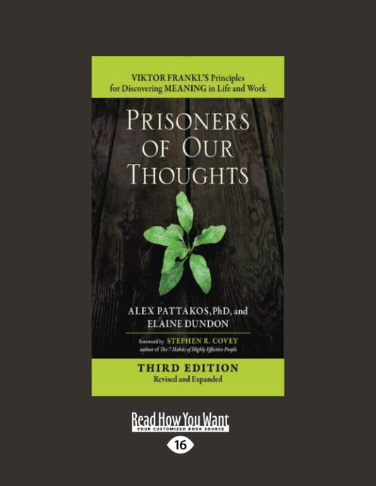 Prisoners of Our Thoughts: Discover Meaning in Life and Work