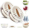 Nuotuv 3-in-1 Fruit and Veg Wash Bowl Set