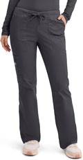 Women's Flare Leg Scrub Pants by Cherokee with Pockets for Comfort