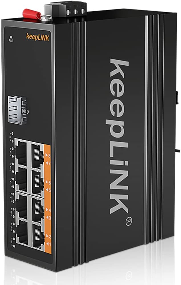 8 Port Industrial PoE Switch Unmanaged for Reliable Networking