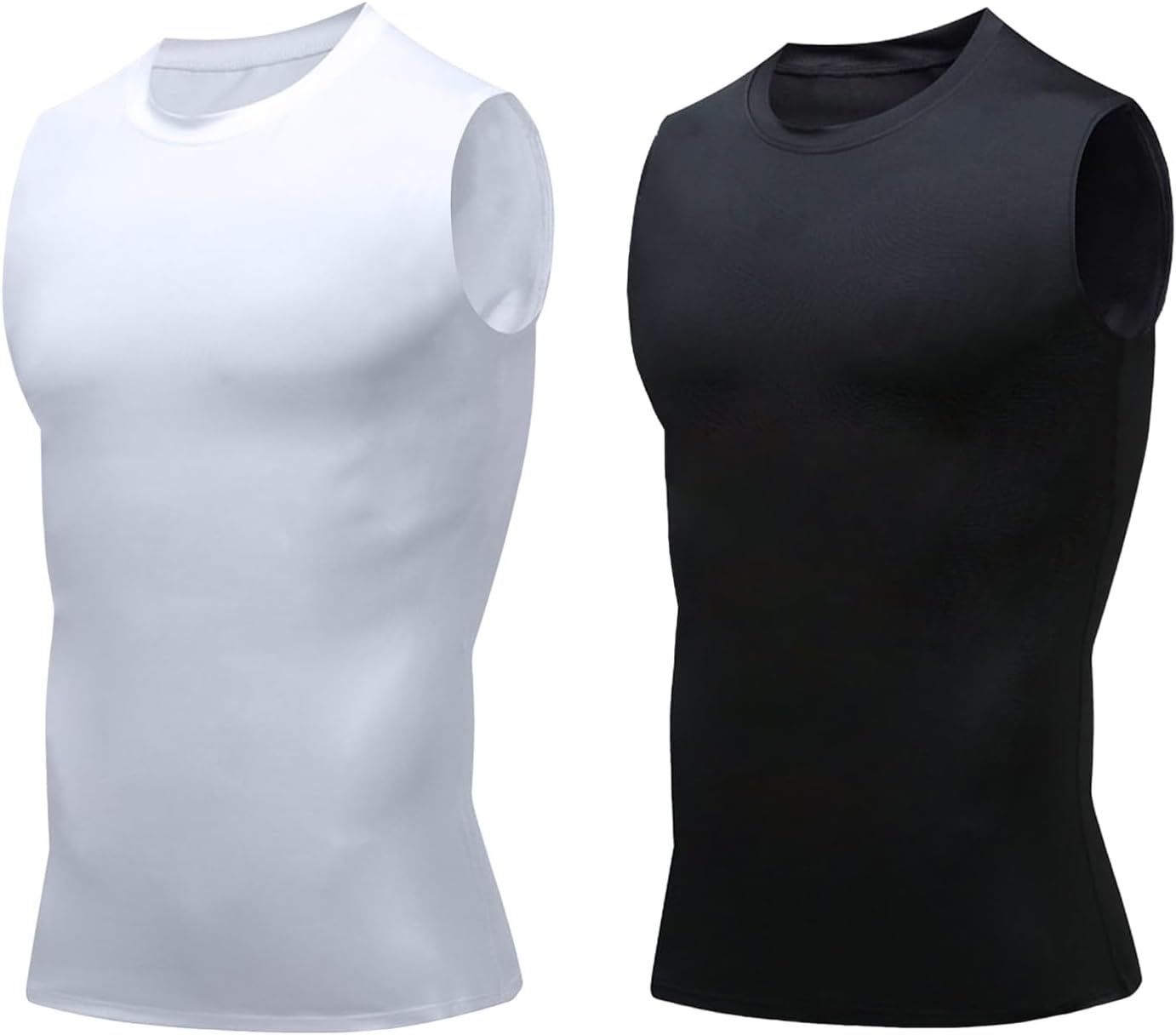 Compression Shirt Men Slimming Body Shaper Vest for Workouts