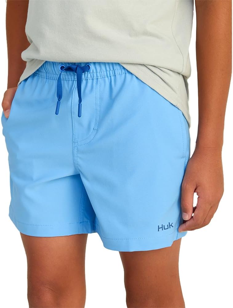 HUK Boys Pursuit Volley Short for Quick-Dry Fishing Fun