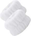 Face Washing Wristbands - Soft Coral Fleece Spa Bands for Skincare